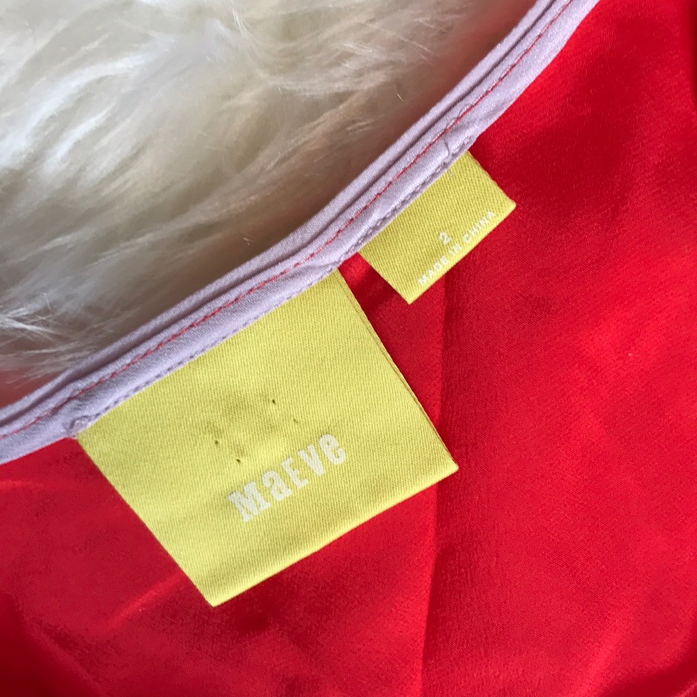 Anthropologie Maeve Silk Flowing Colorblock Cami - Picture 6 of 7
